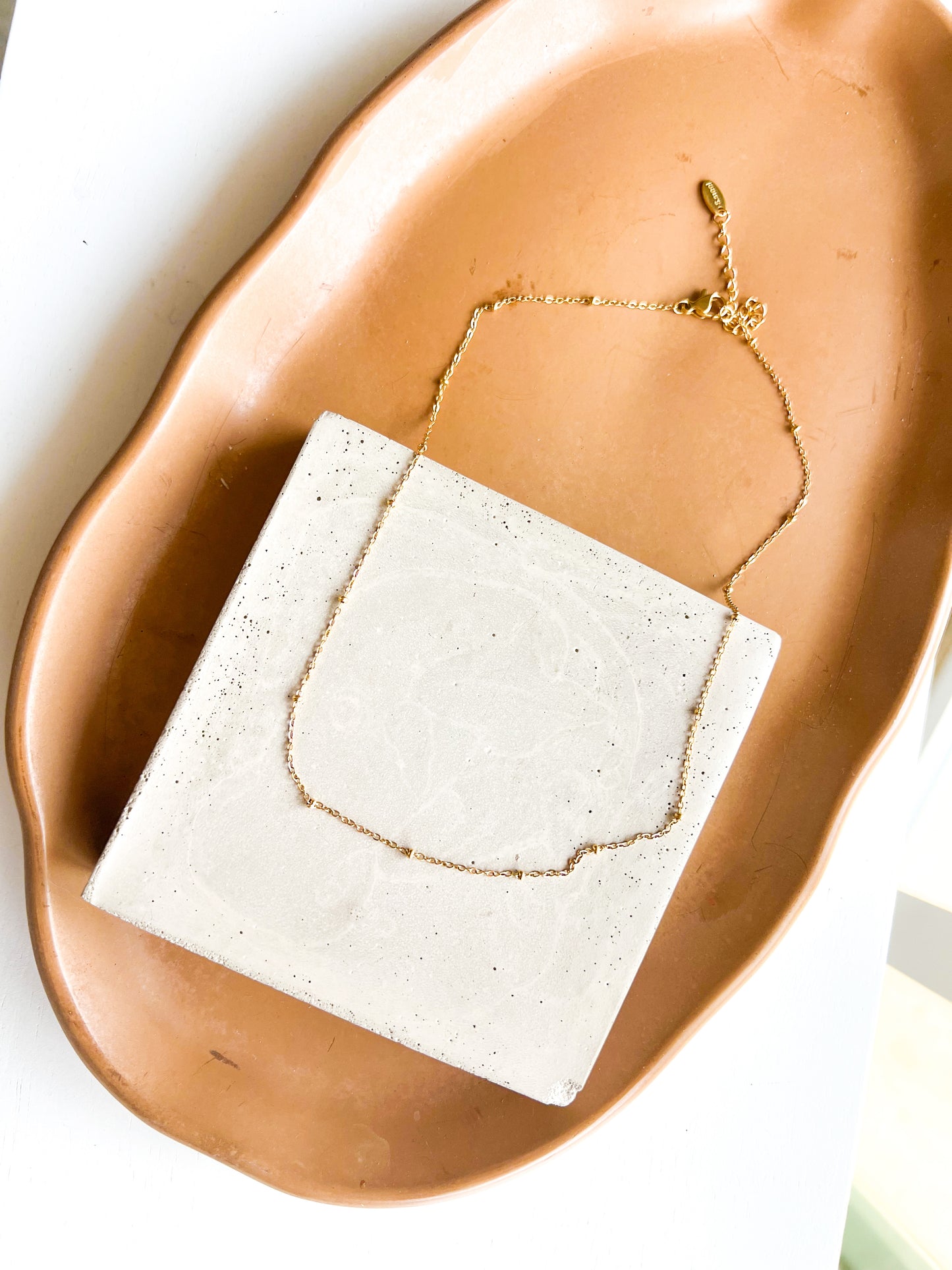 Gold Beaded Chain