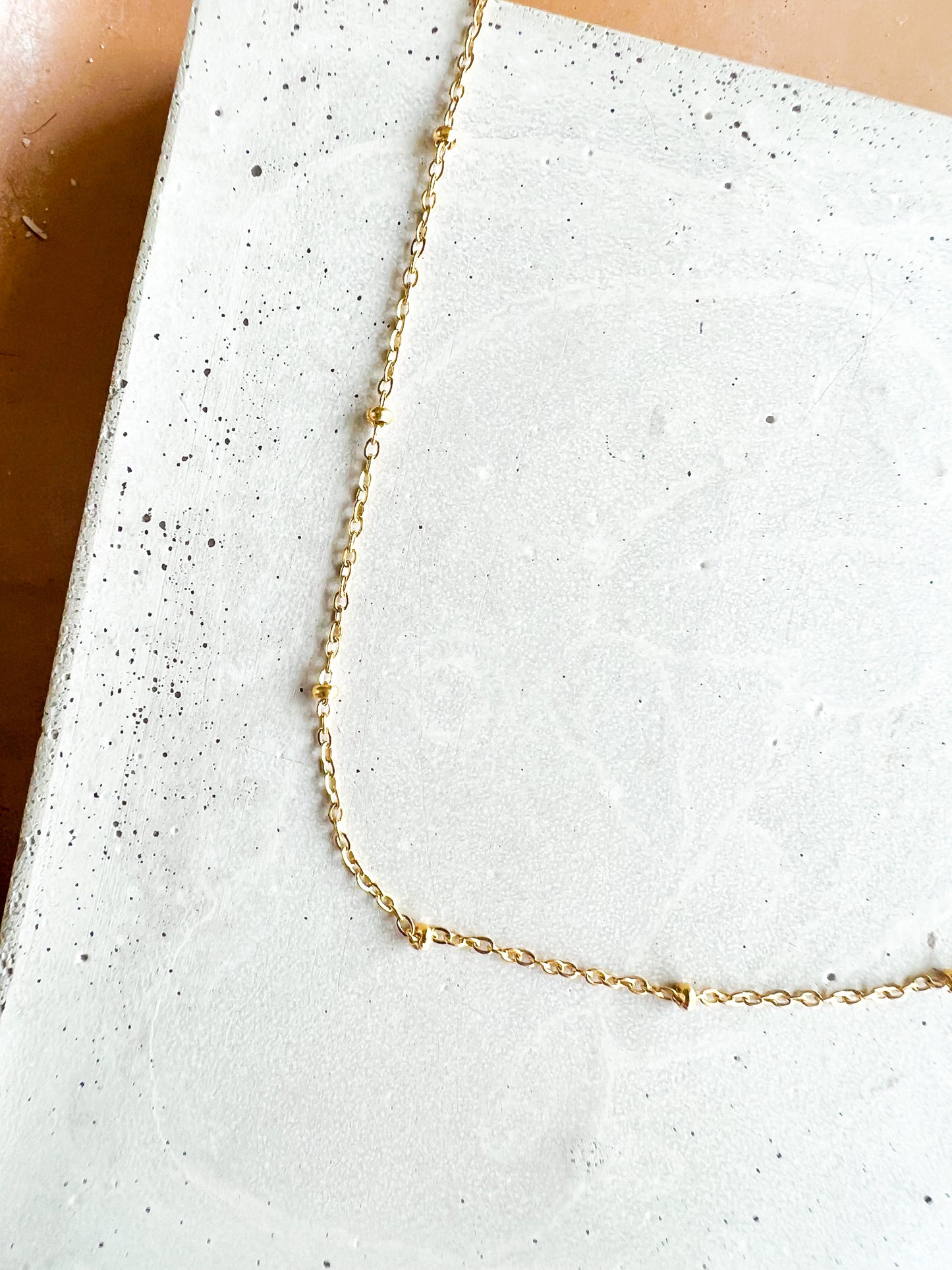 Gold Beaded Chain