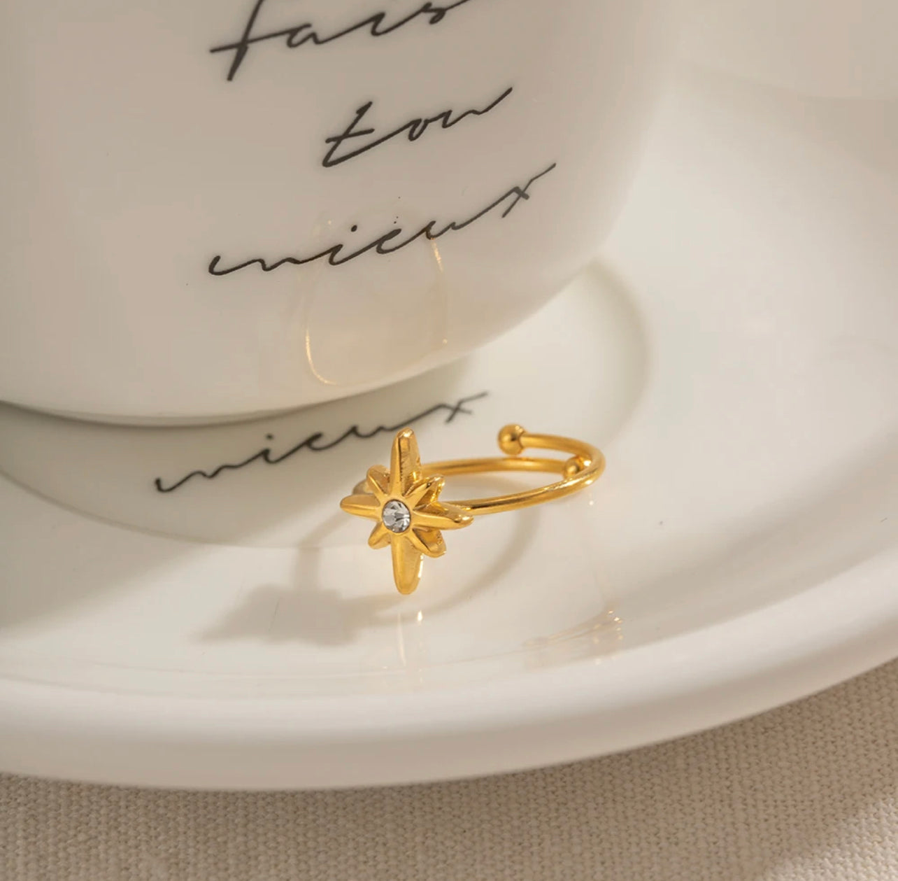 Starlight Gold Ring