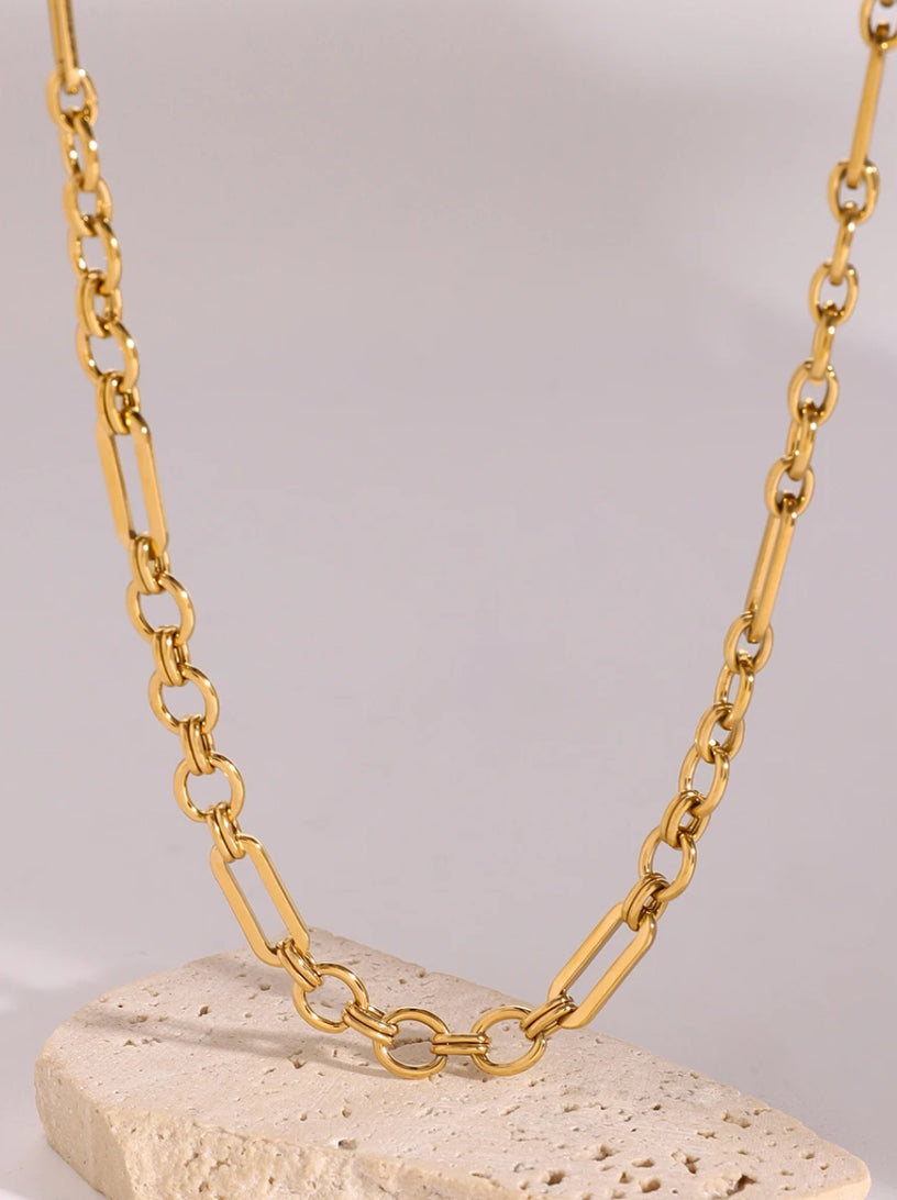 Two shape Gold Chain