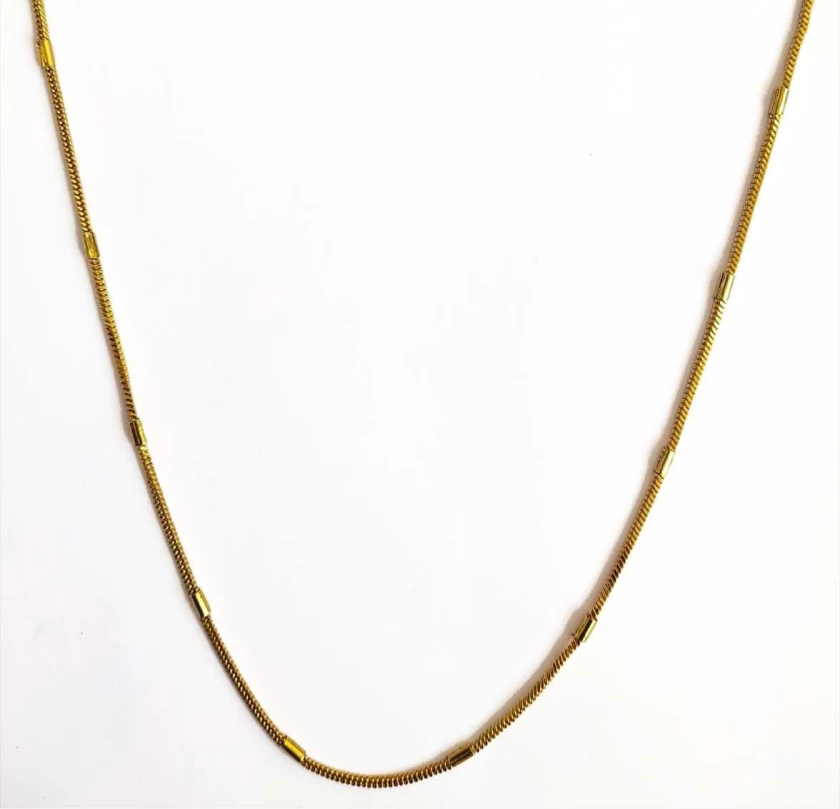 Embossed Link Chain