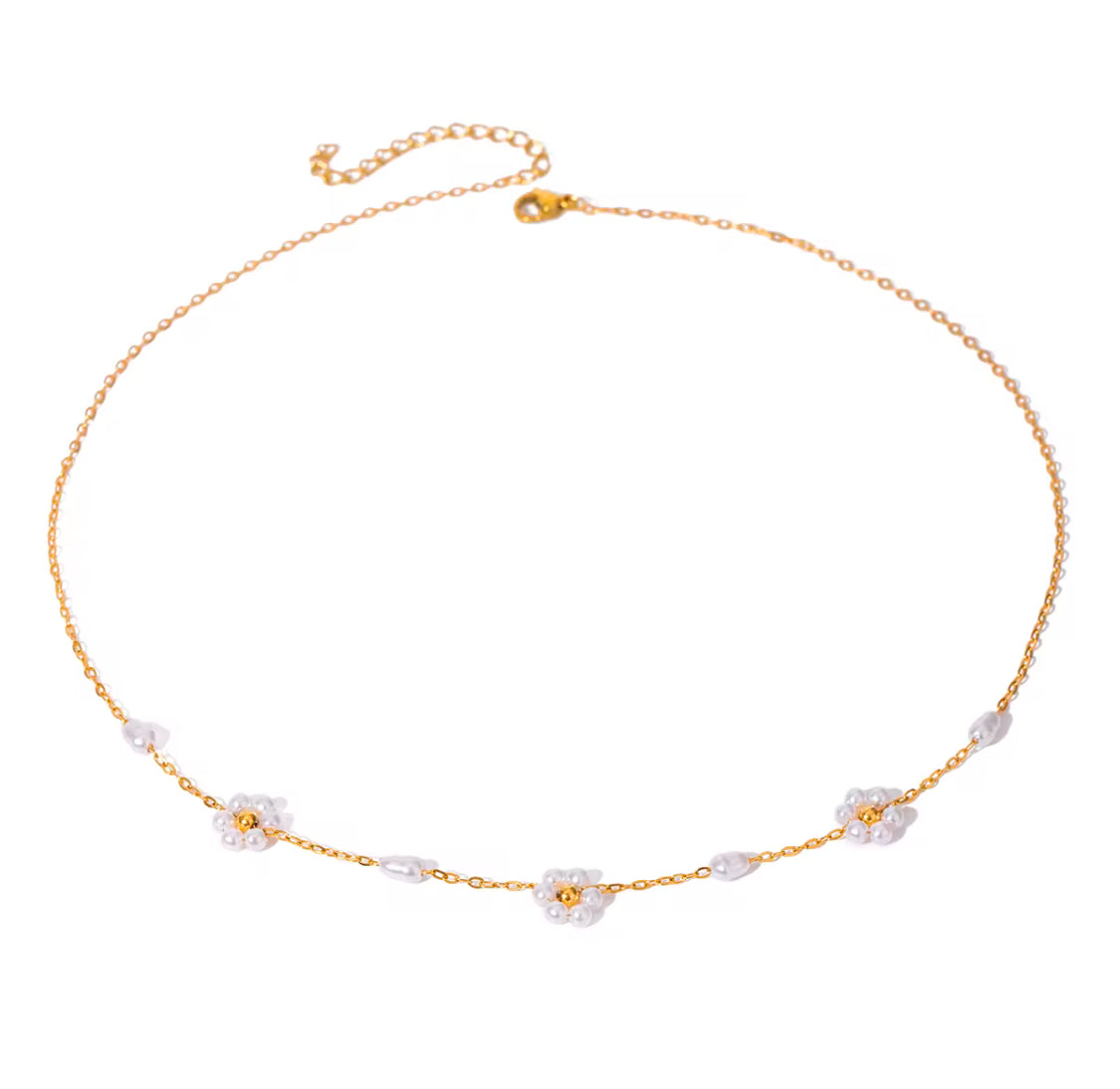 White Flower Chain
