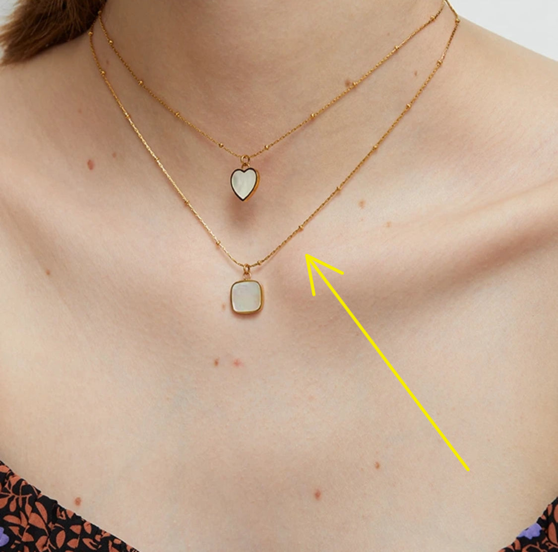 Shell Square Pendant