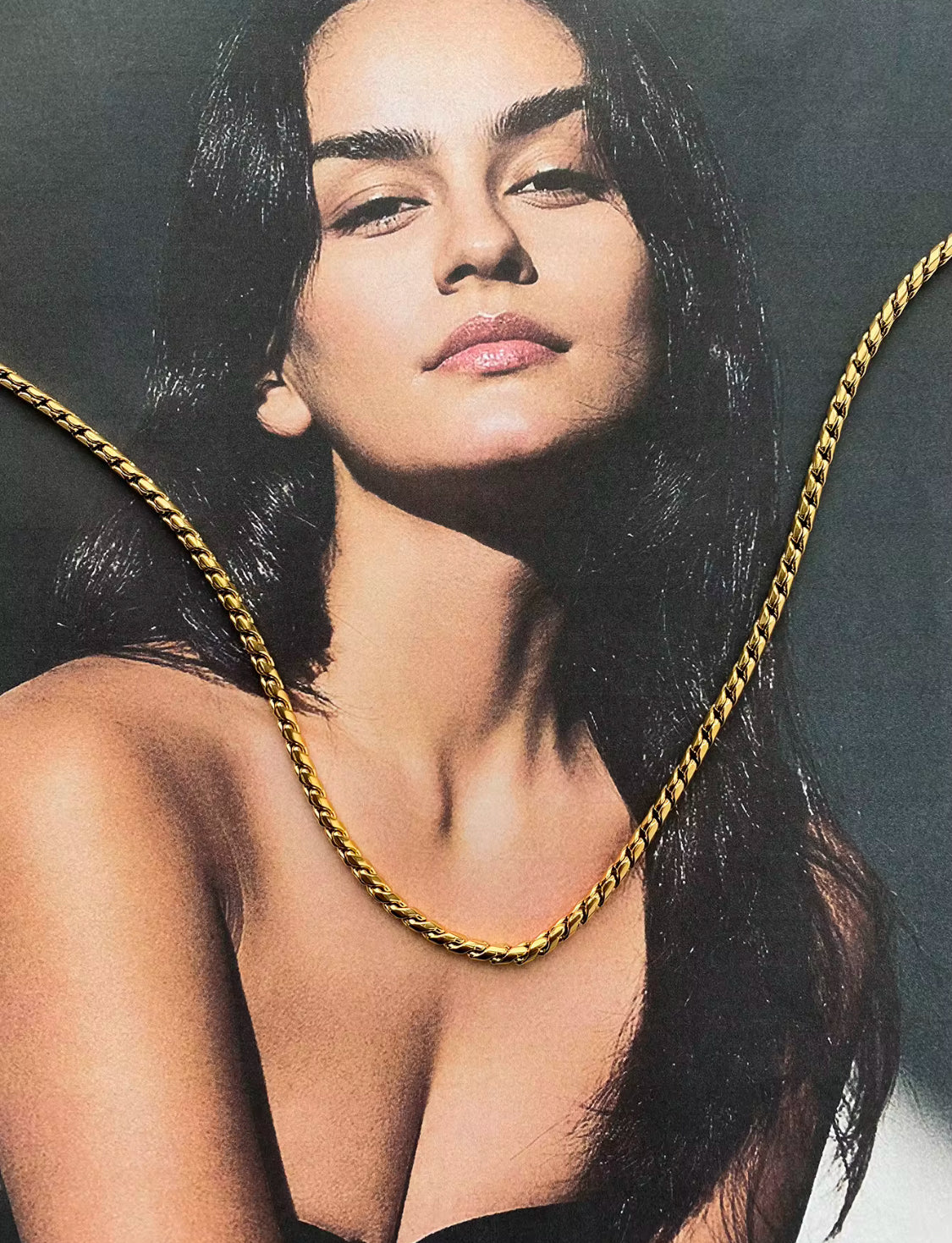 Gold Twine Chain Necklace