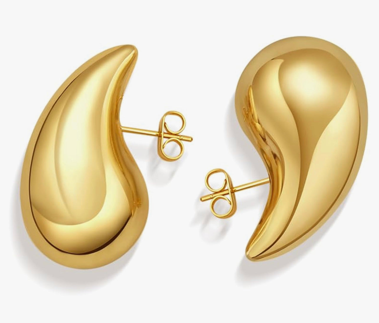 Tear drop Studs Gold