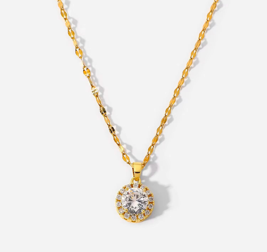 Bling Round Pendant