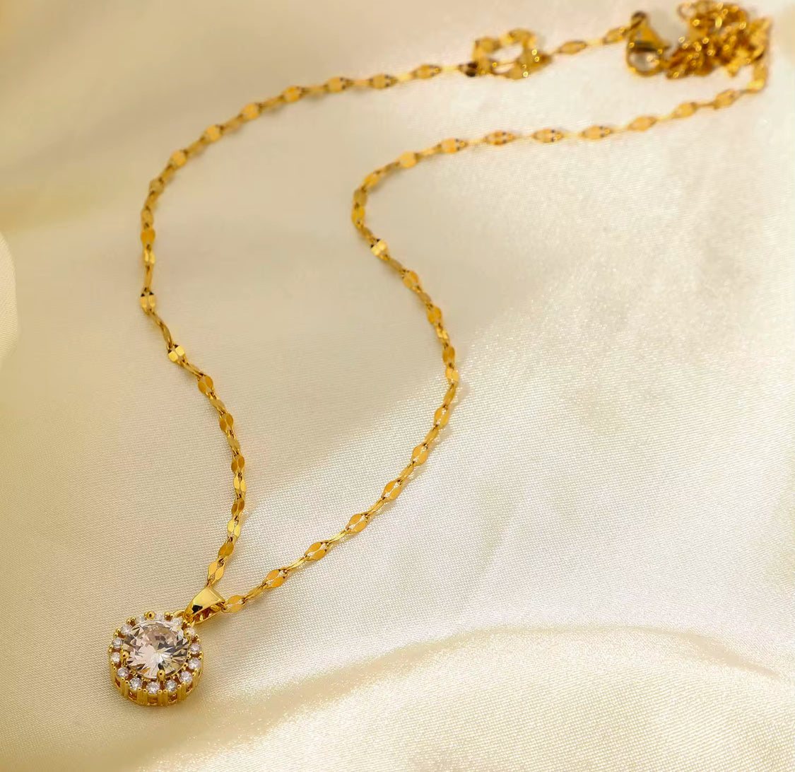 Bling Round Pendant