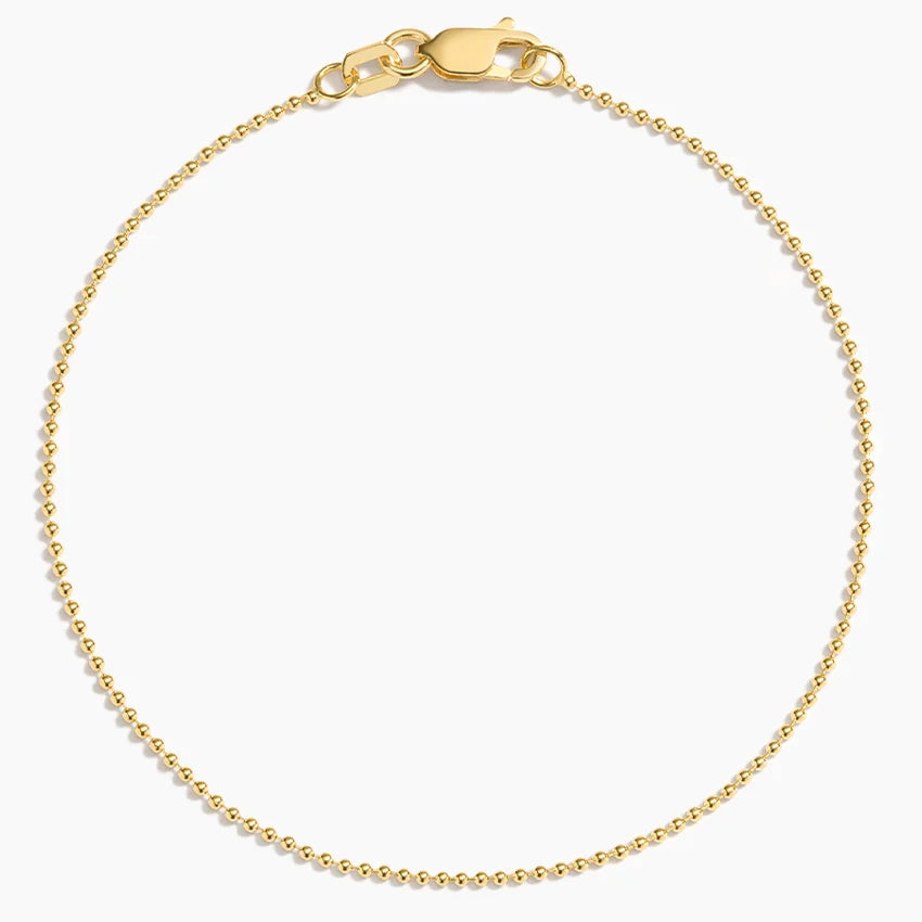 Dainty Dotted Gold Bracelet