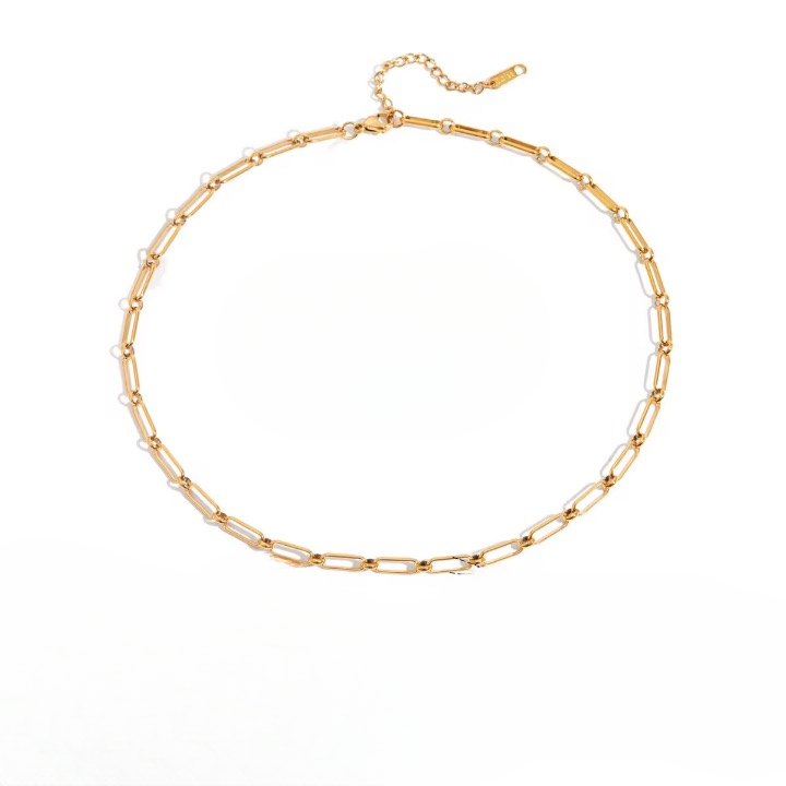 Circle Link Paperclip Chain