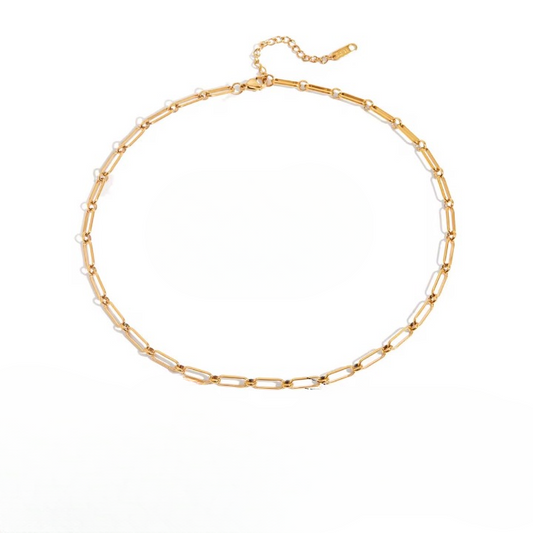 Circle Link Paperclip Chain