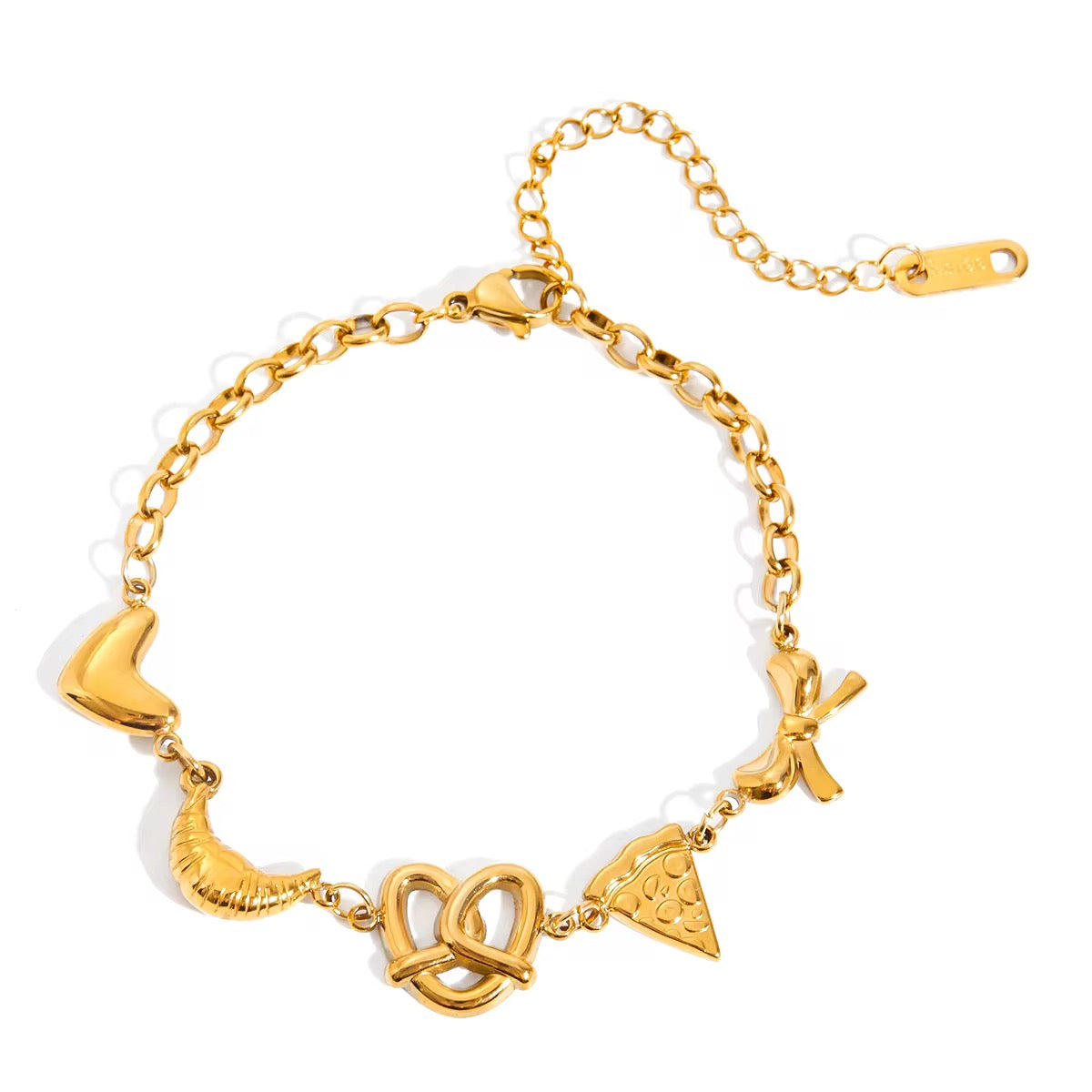 Gold Foodie Bracelet