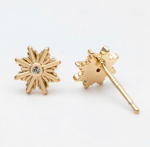 Alexis Studs 18k Gold dipped
