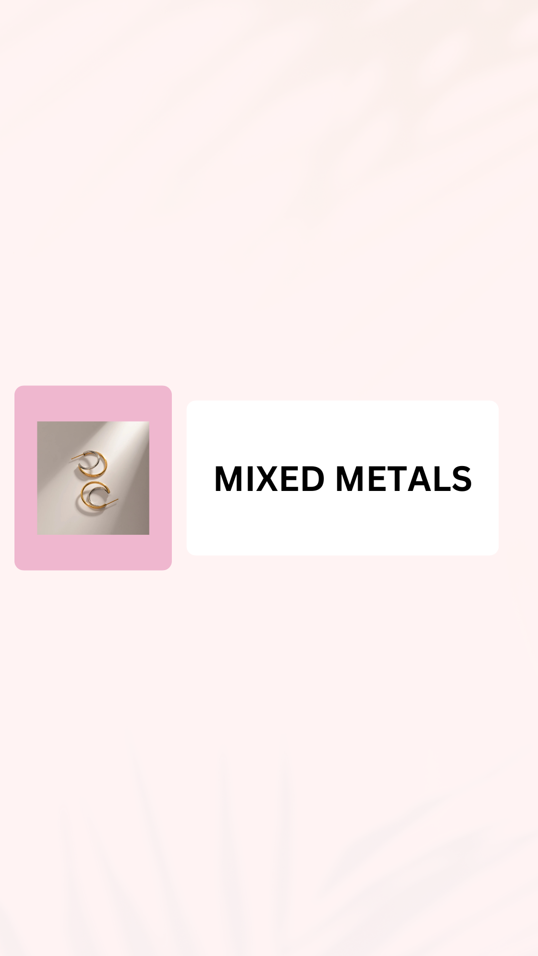 Waterproof Mixed Metal Jewelry