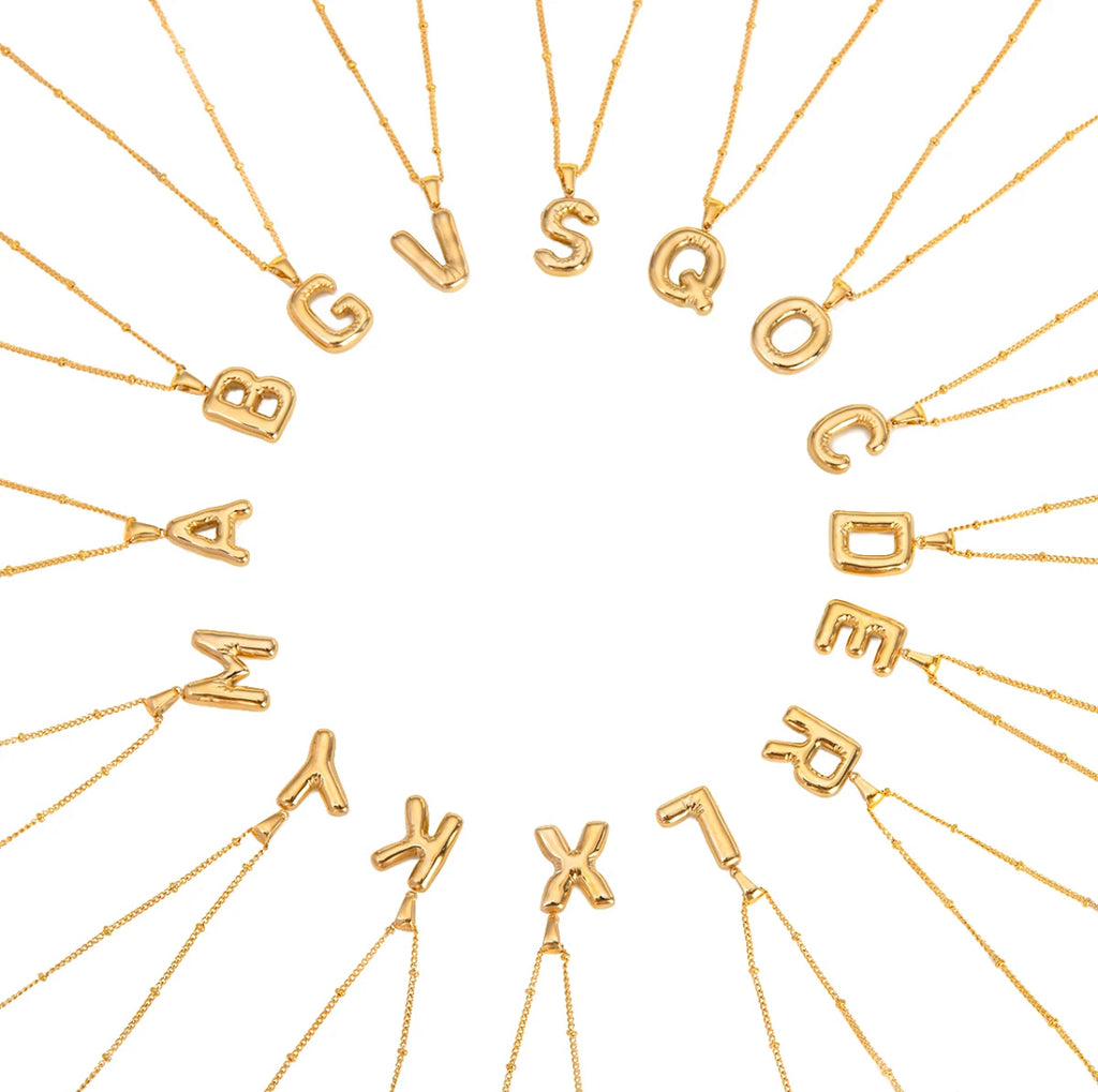Gold Initial Necklace