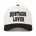 Mustache Lover Hat- Black