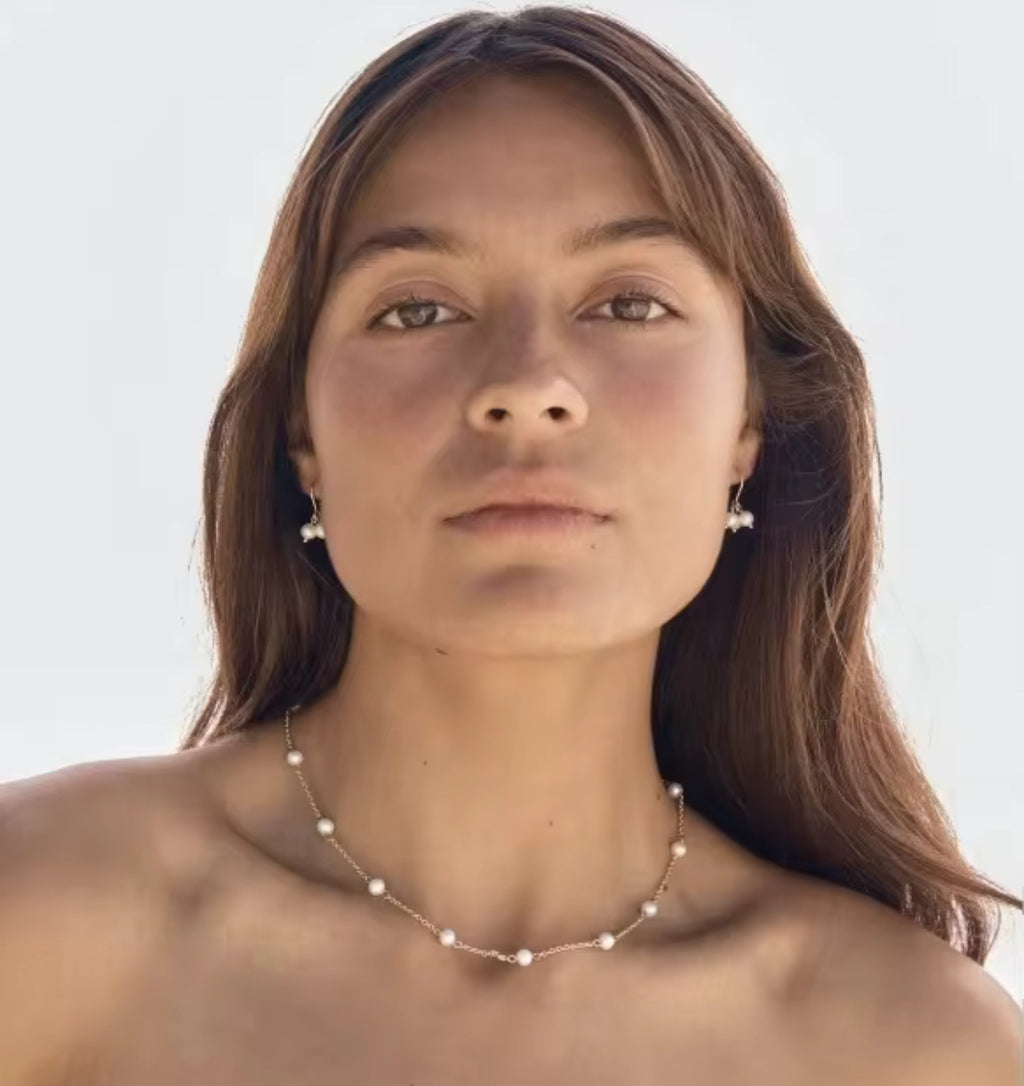 Medium Pearl Gold Chain