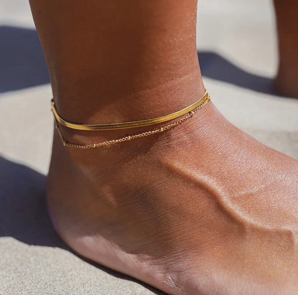 Zara Anklet (Double Layer)