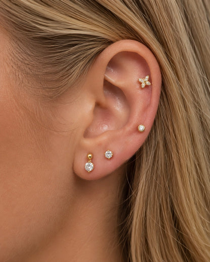 Designer Girl Flat Back Studs