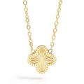 Gold Clover Pendant Chain
