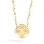 Gold Clover Pendant Chain