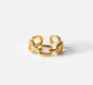 Oval Link Gold Ring