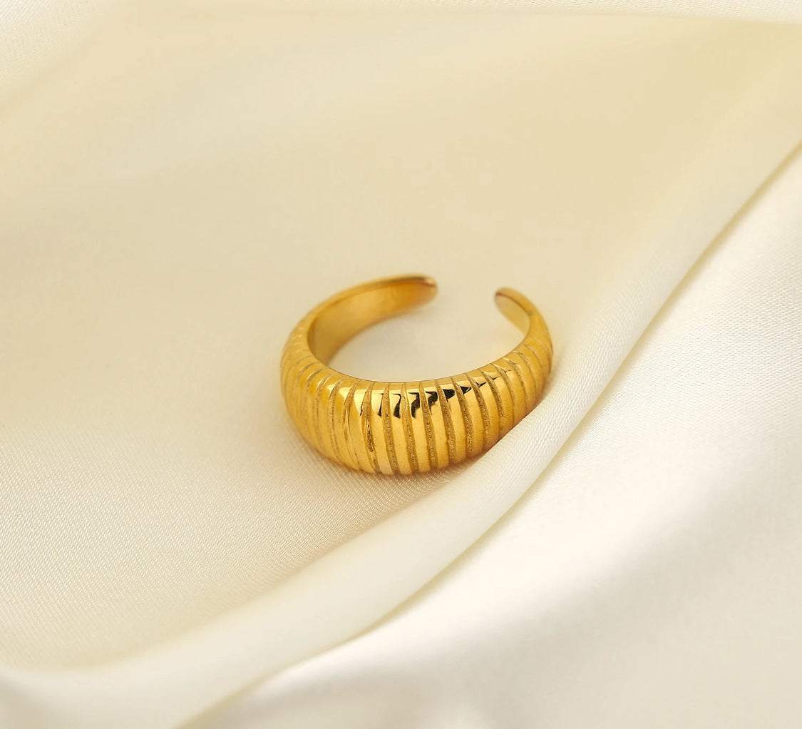 Croissant Gold Ring