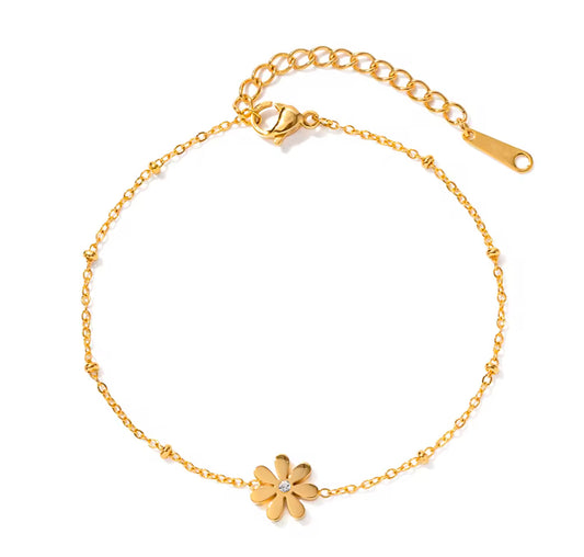 Golden Flower Bracelet