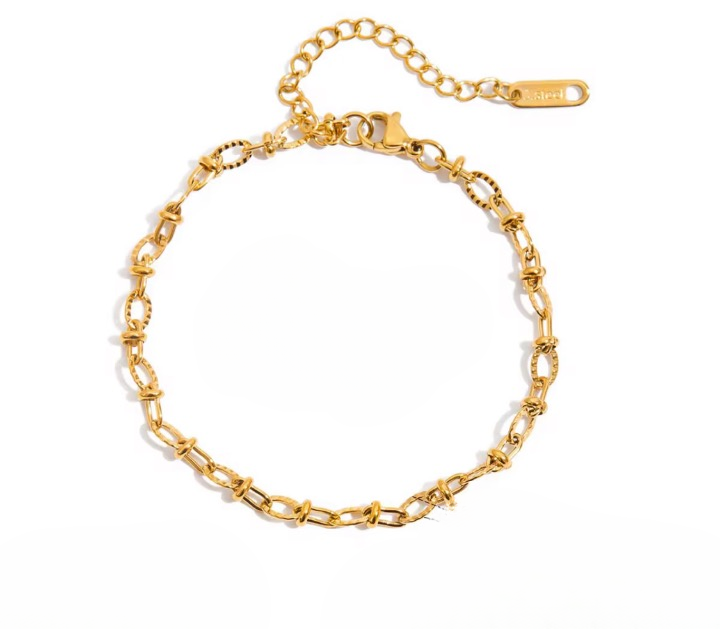 Textured Oval  Bracelet