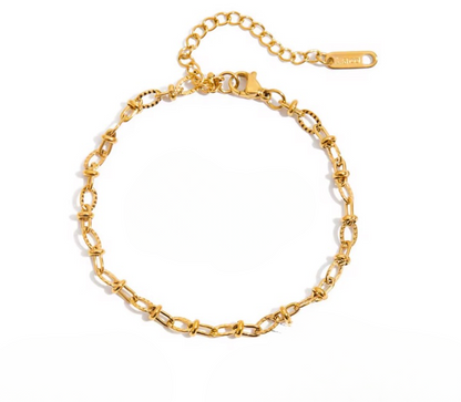 Two Link Oval  Bracelet
