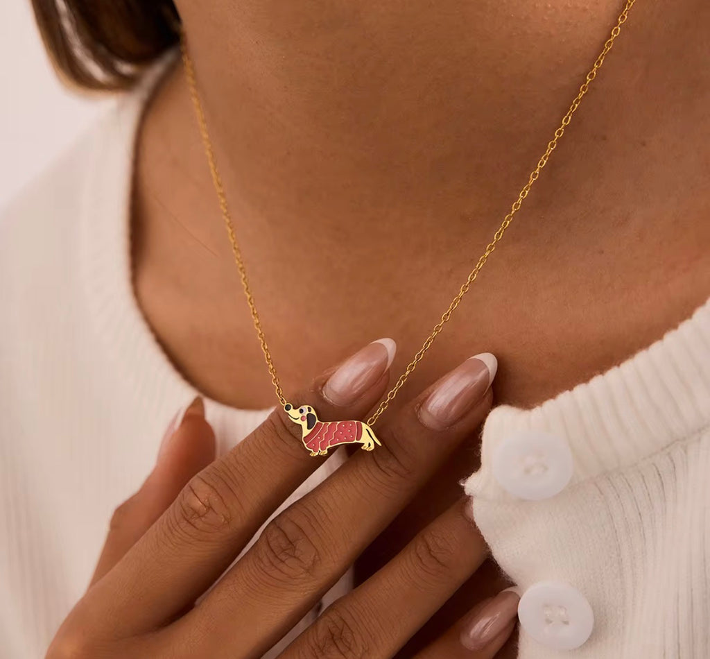 Little Wiener Pendant Necklace