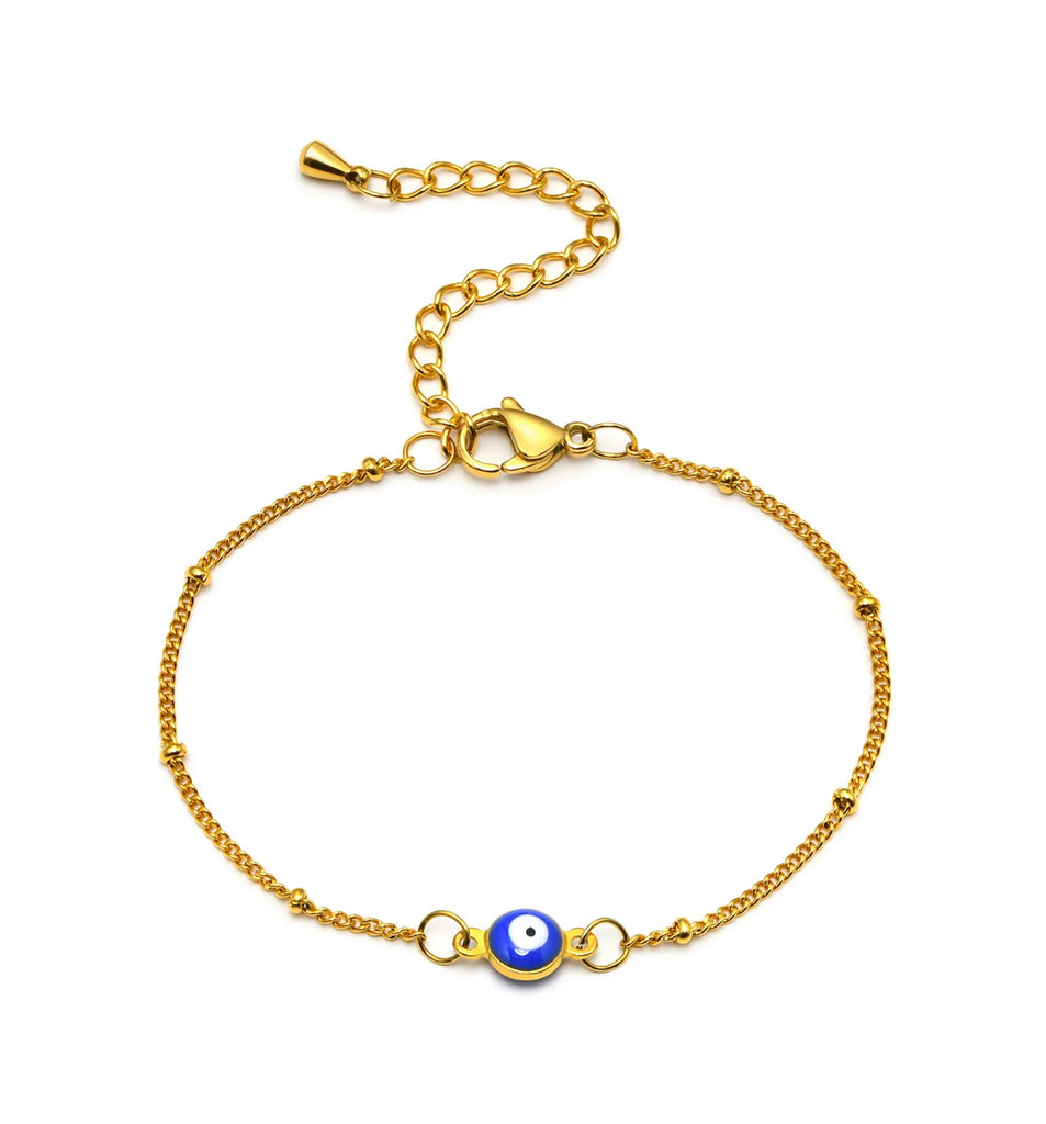 Gold Eye Bracelet