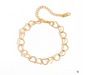 Hollow Heart Chain Bracelet