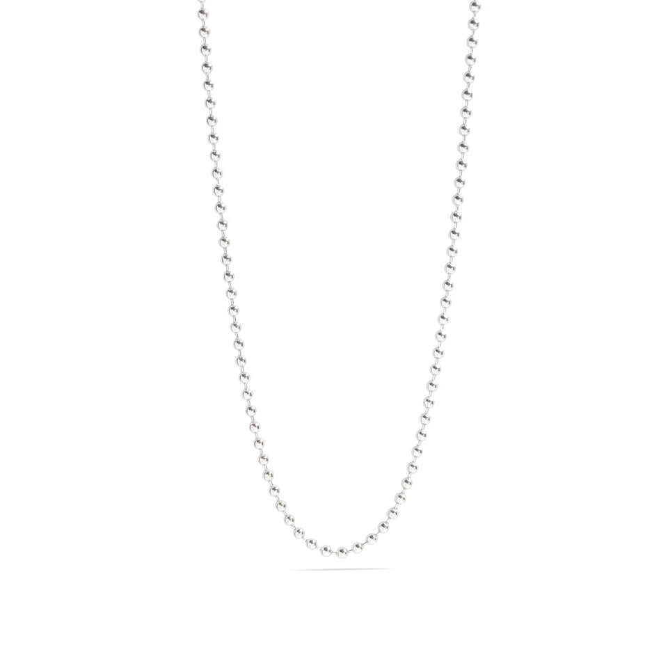 Silver Tone Ball Chain