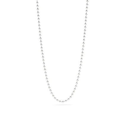 Silver Tone Ball Chain