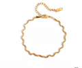 Wavy Gold Bracelet