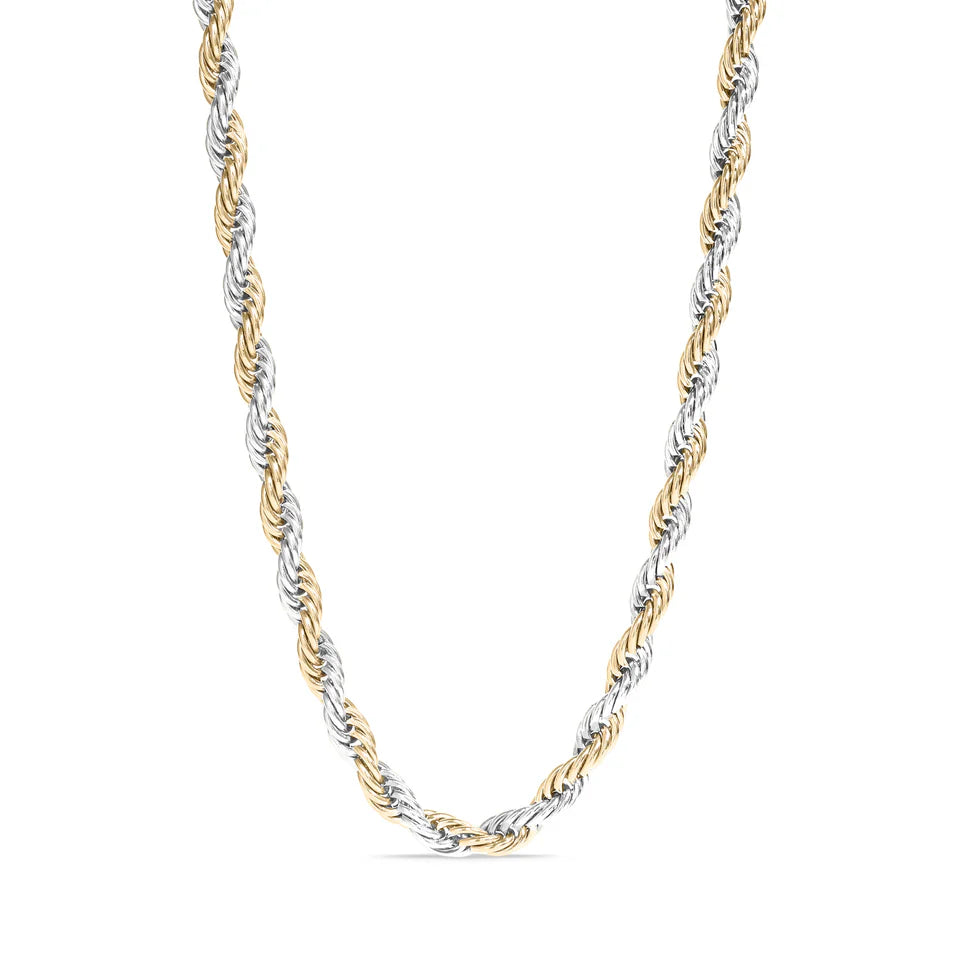 Two tone Rope Chain