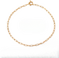 Medium Link Gold Paperclip Chain Necklace