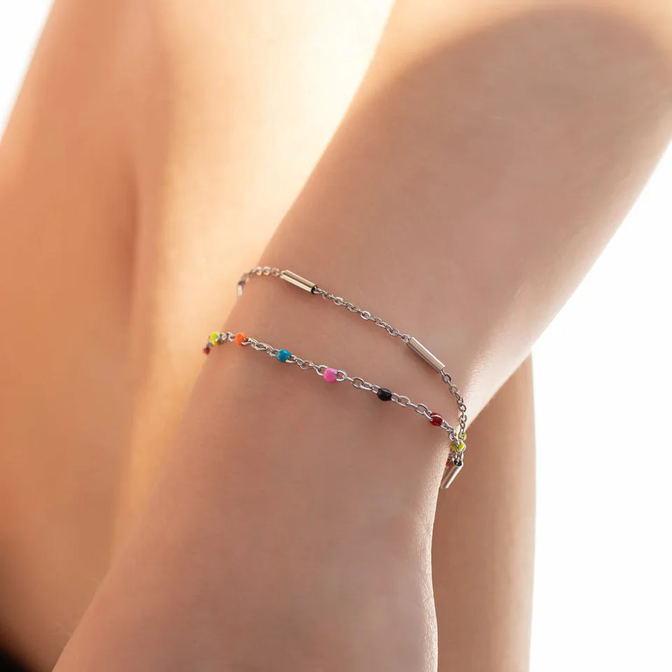 Cylinder Link Bracelet