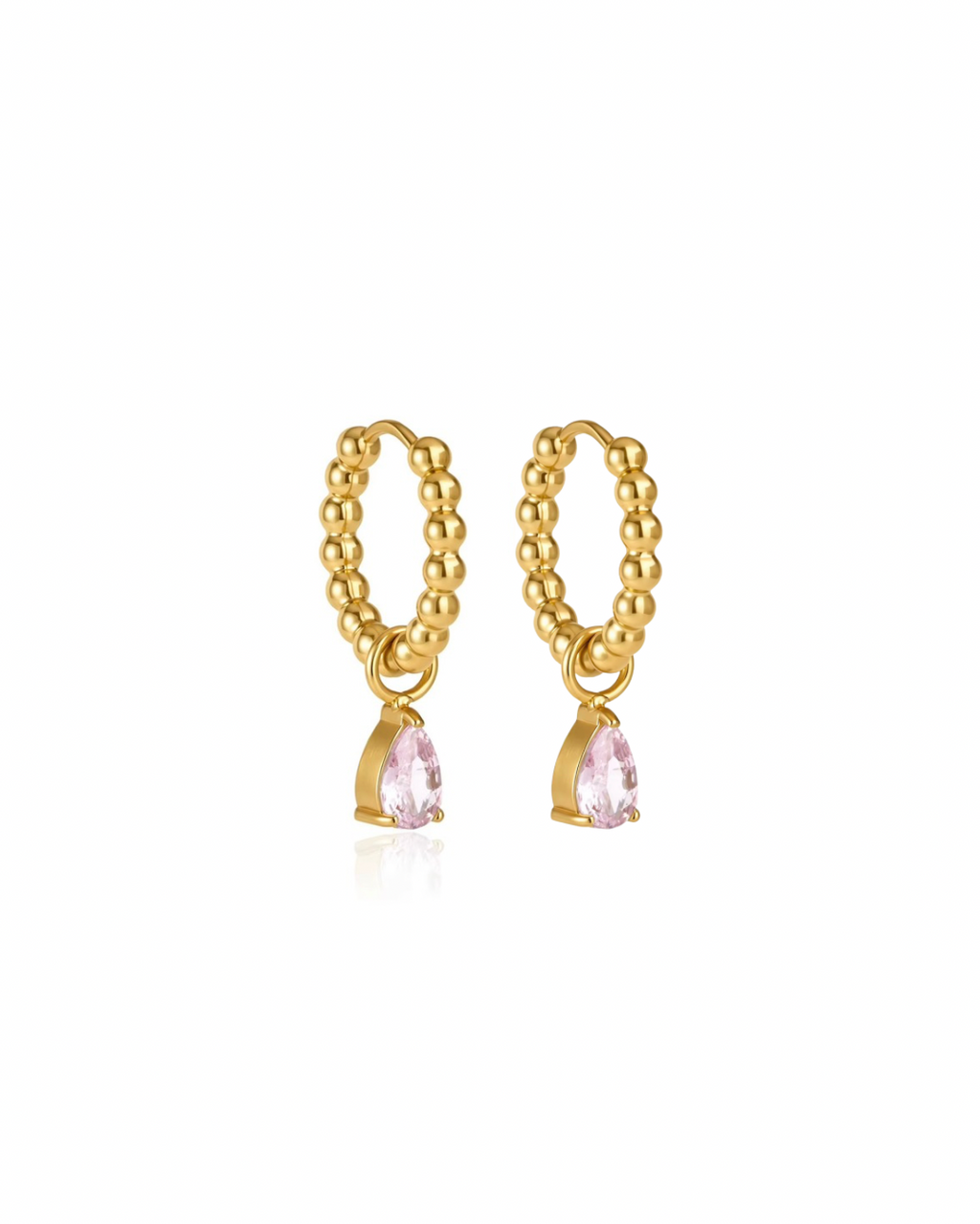 Pink Gem Gold Bubble Huggies
