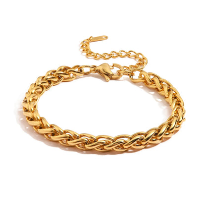 Braided Gold Bracelet