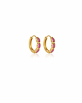 Pink Empress Gold Huggies