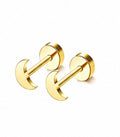Gold Moon Duo Studs