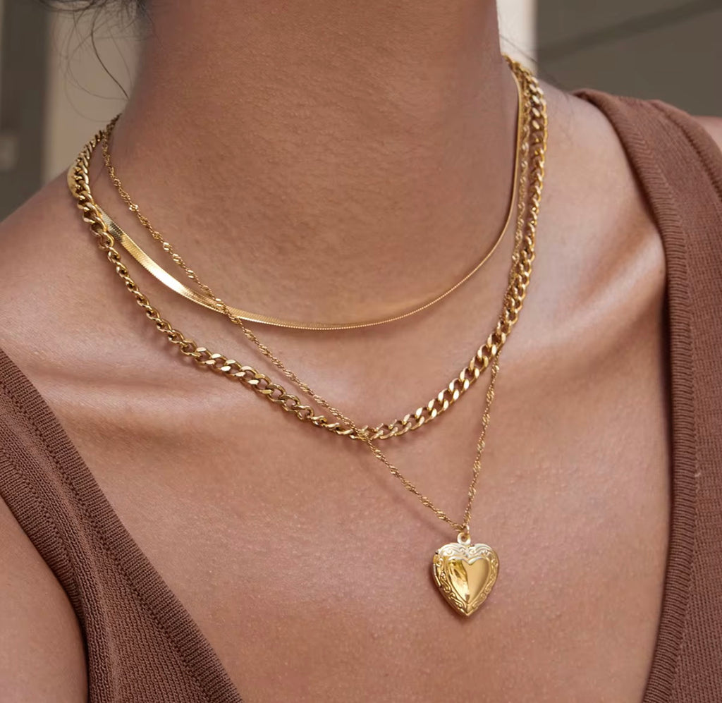 Antique Gold Locket Pendant