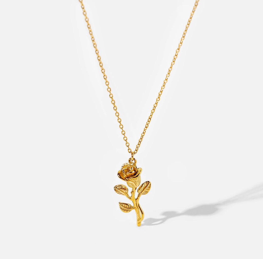 Rose Charm Necklace