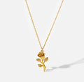 Rose Charm Necklace