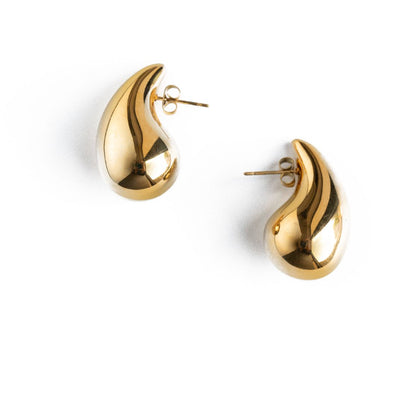 Tear drop Studs Gold