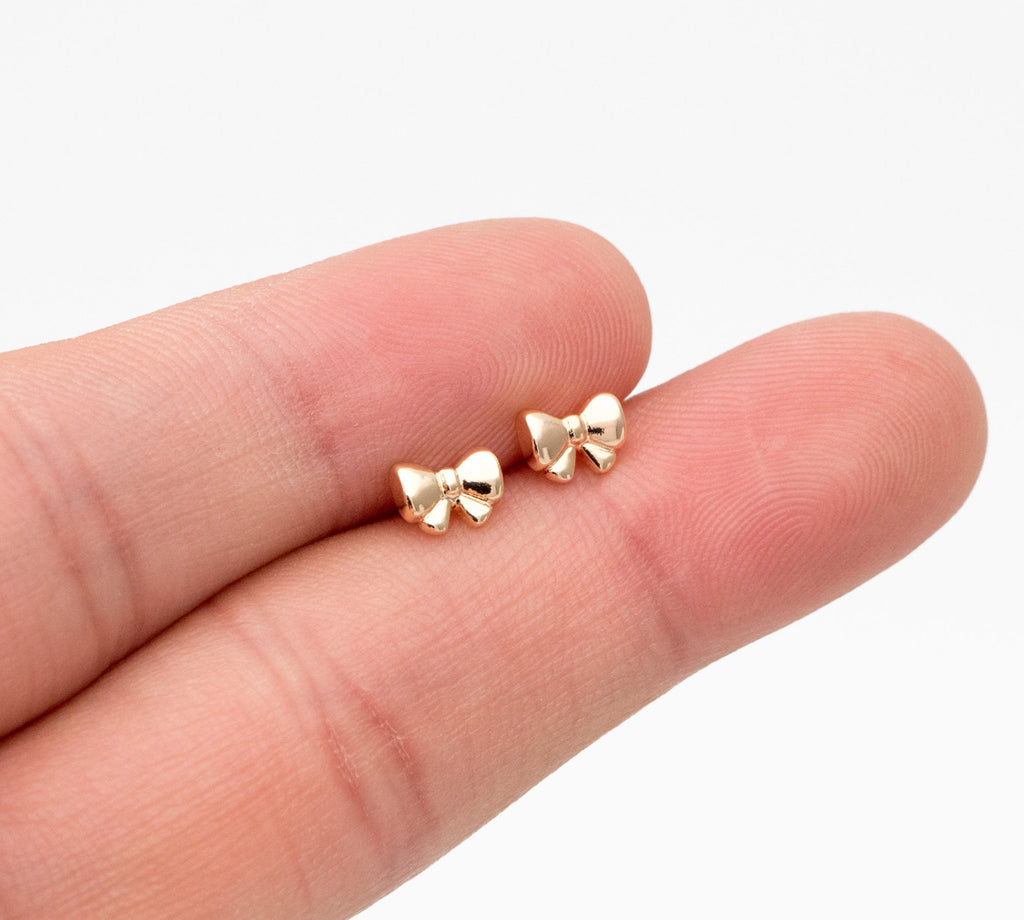 Tiny Gold Bows