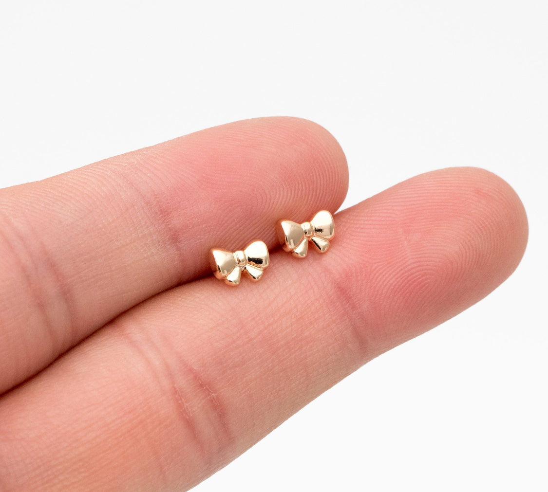 Tiny Gold Bows