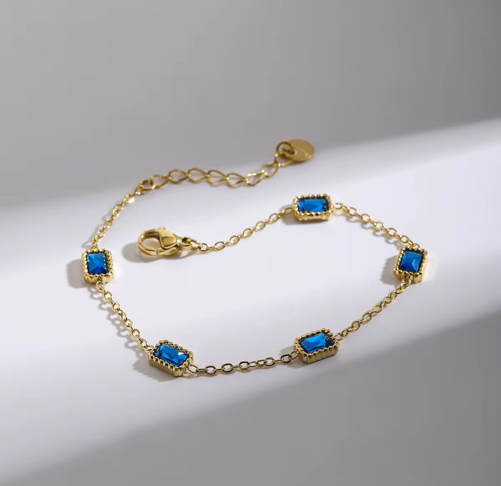 Crown Blue Bracelet