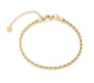 Dainty Rope Gold Bracelet